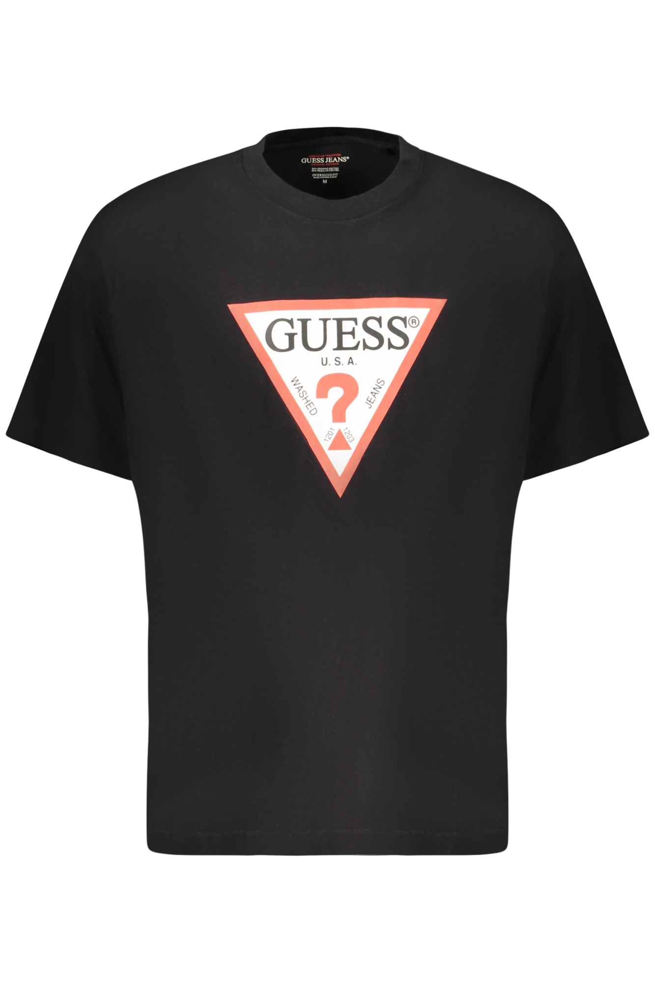 Черна тениска Guess с лого