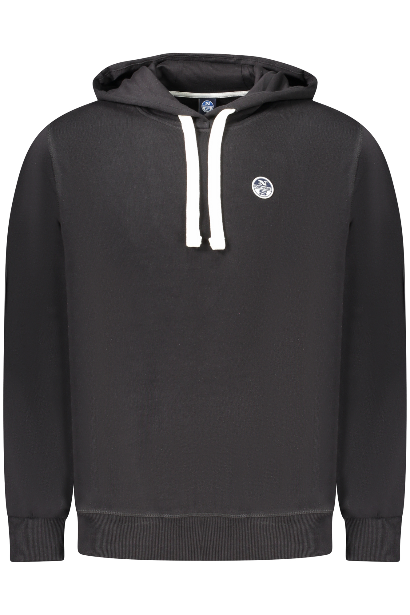 NORTH SAILS MEN'S BLACK ZIP-UP SWEATSHIRT