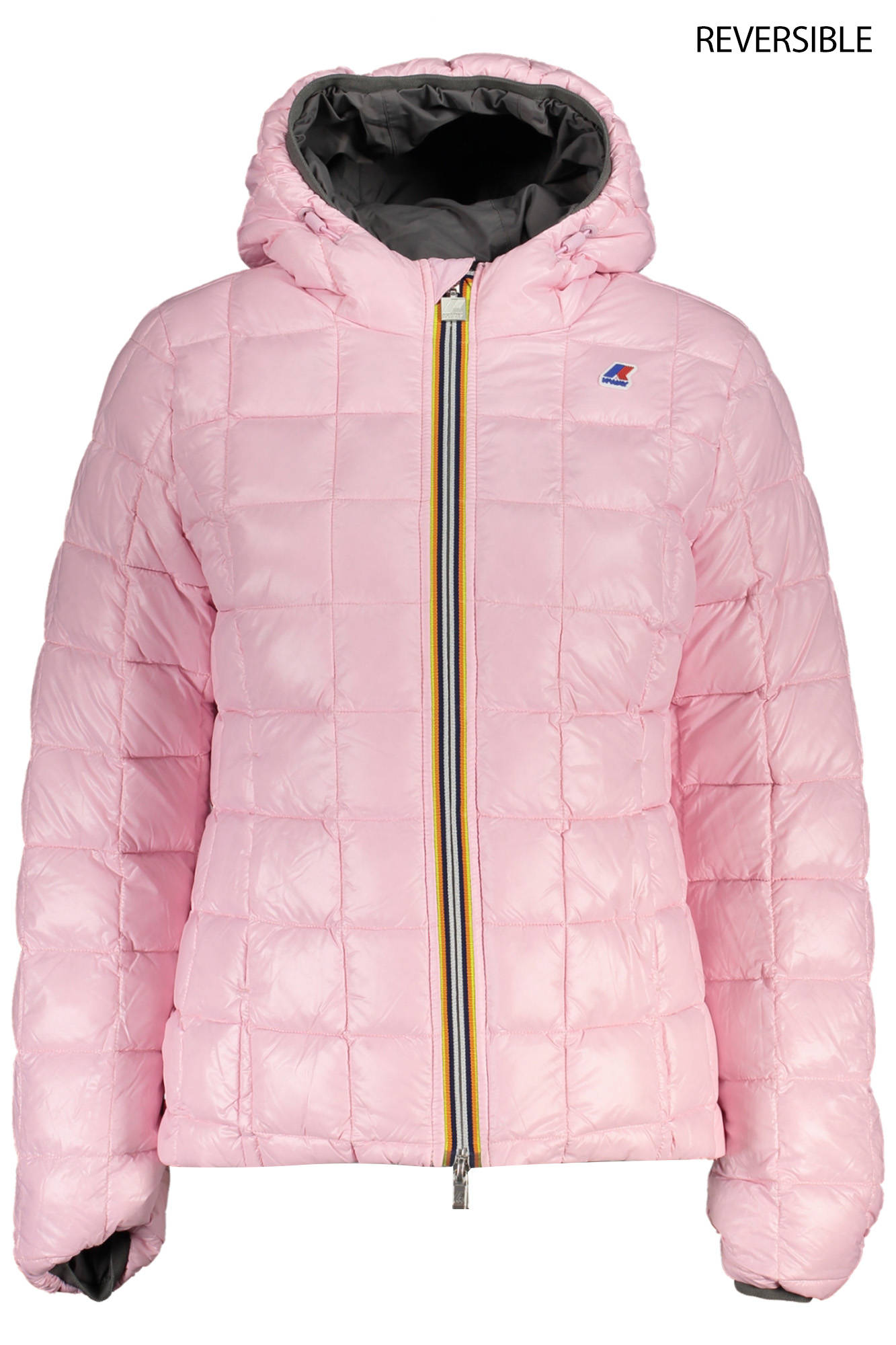 Jachetă gri reversibilă pentru femei K-WAY