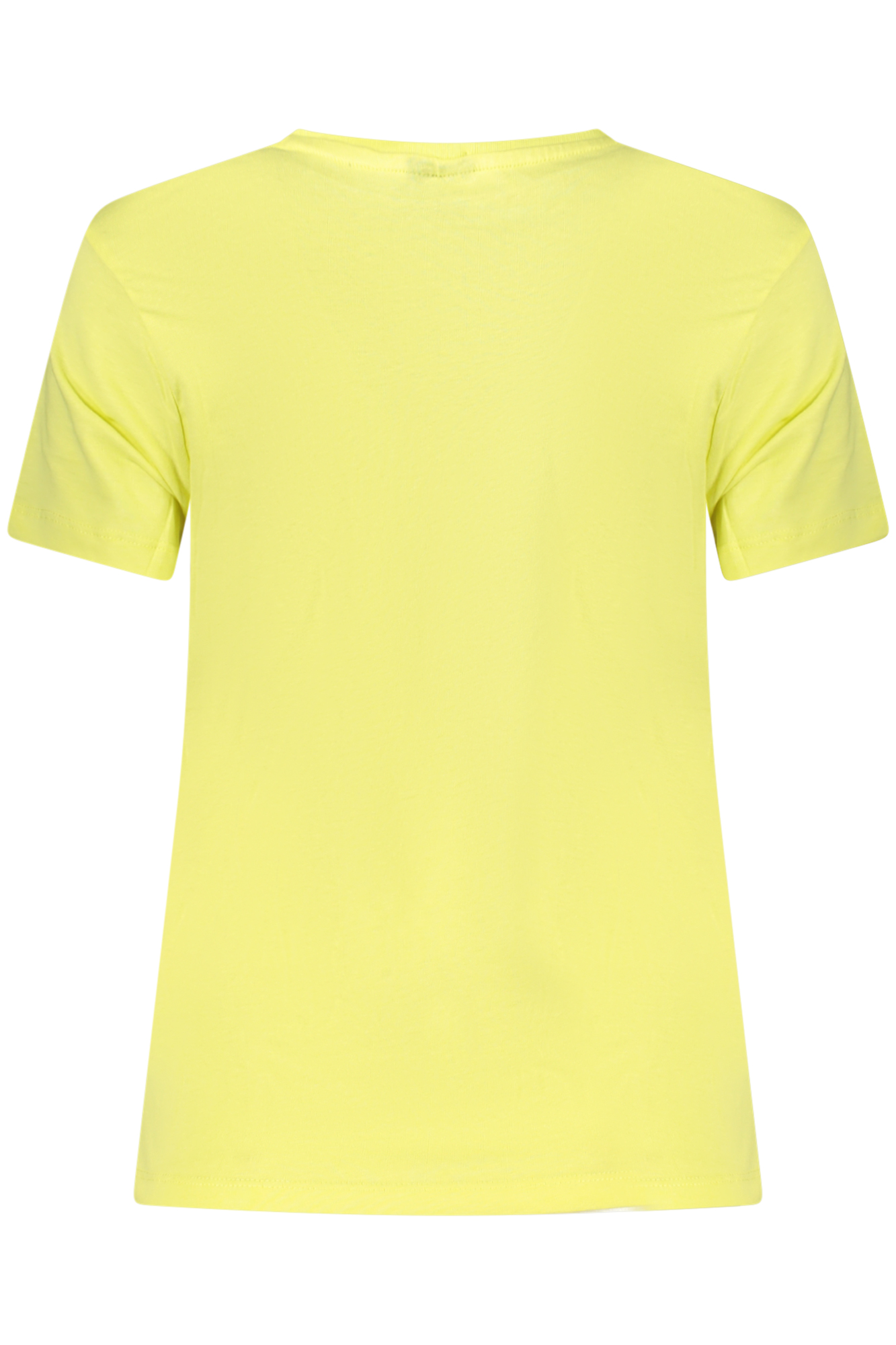 Tricou galben cu mânecă scurtă pentru femei