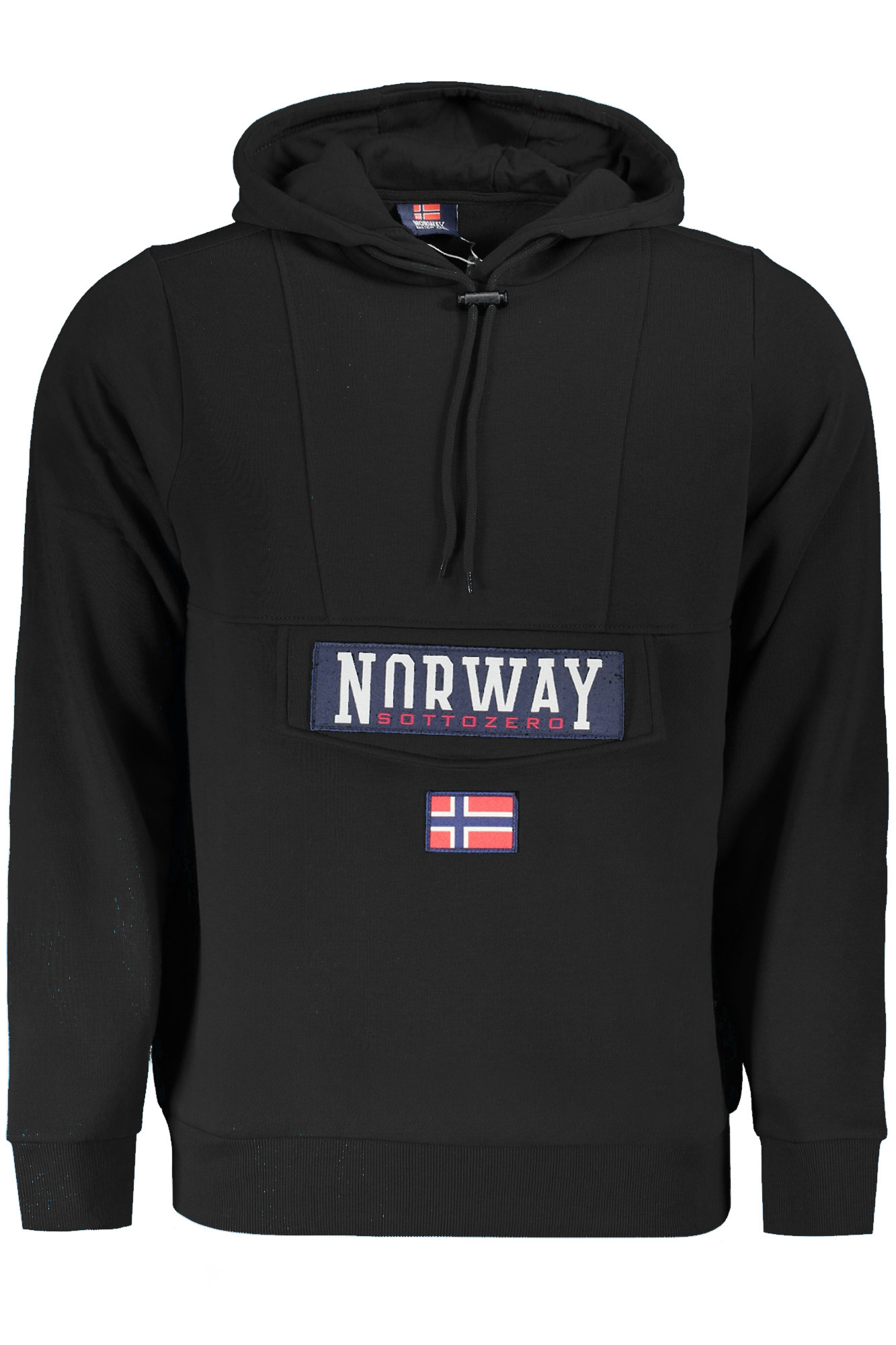NORWAY 1963 BLACK MEN&#039;S ZIP-UP SWEATSHIRT