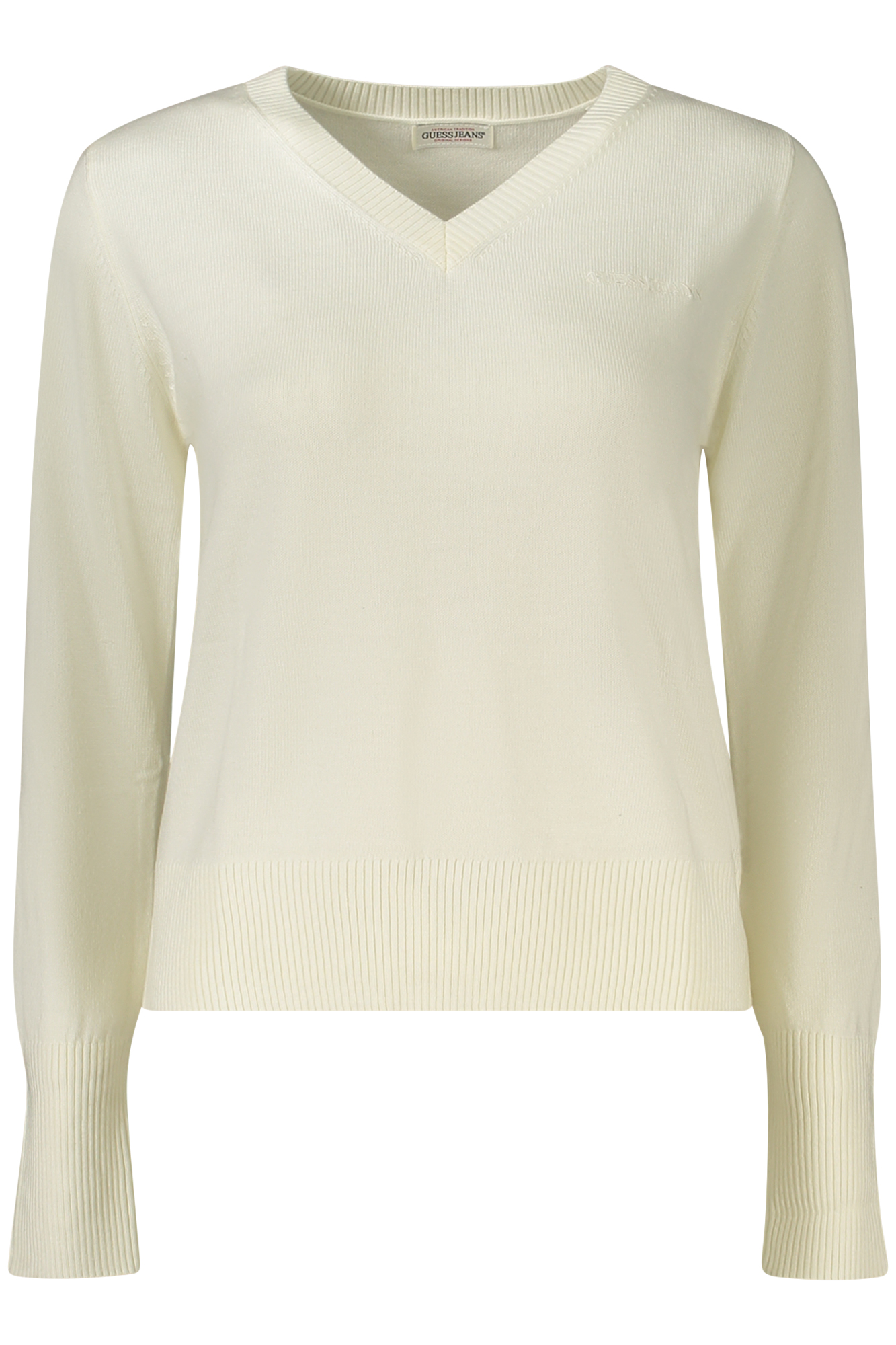 GUESS JEANS WOMENS WHITE SWEATER