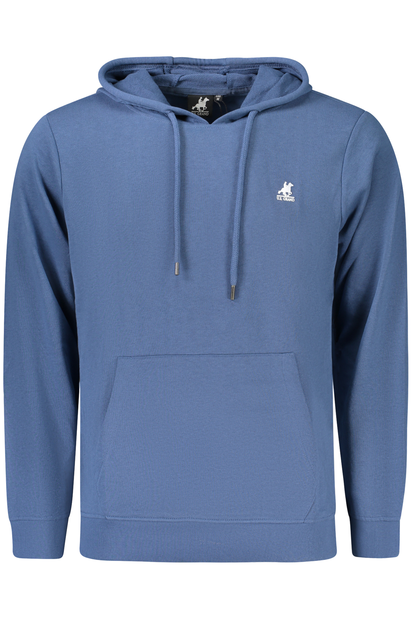 Мъжки син суичър с качулка