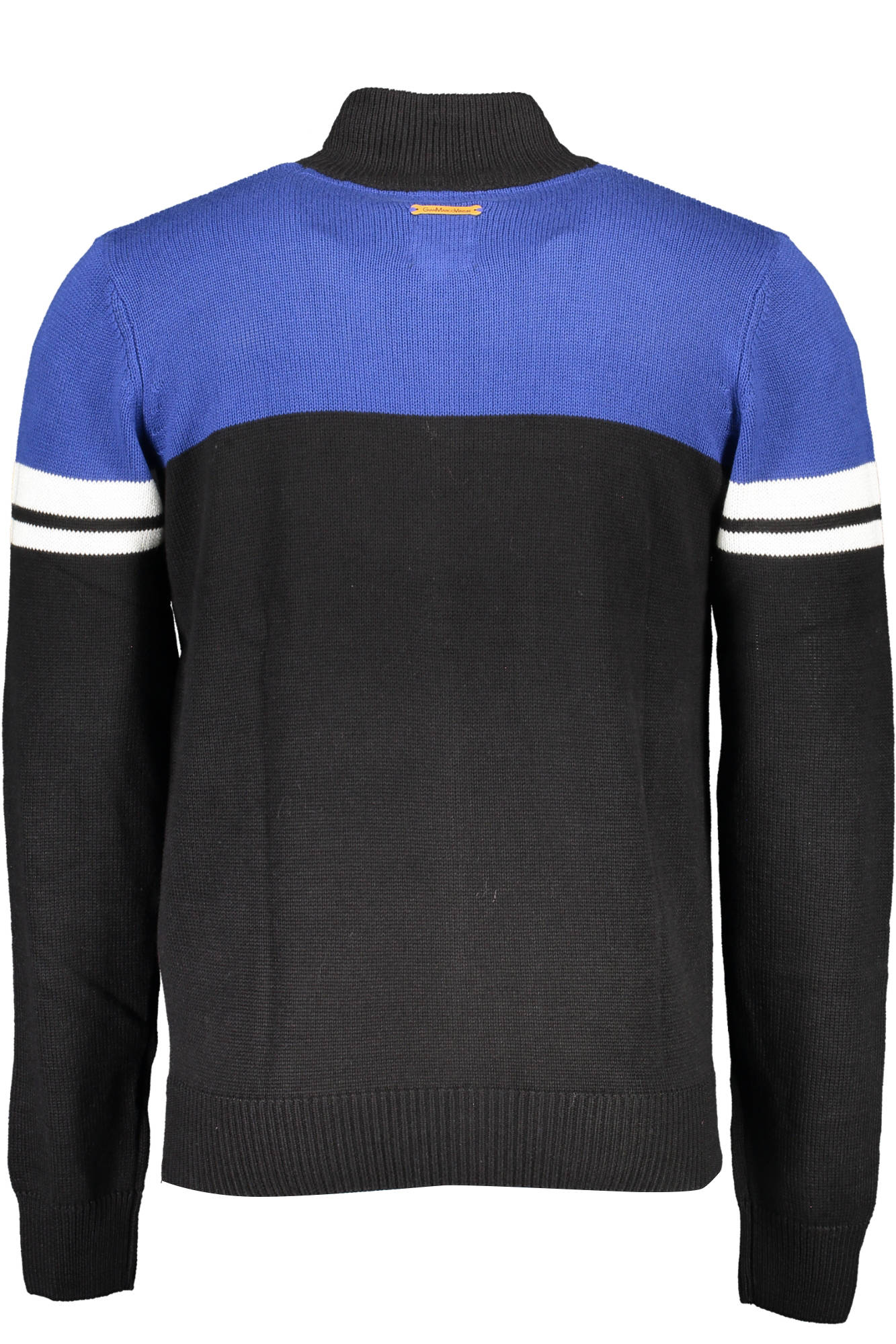 GIAN MARCO VENTURI MEN&#039;S BLACK CARDIGAN