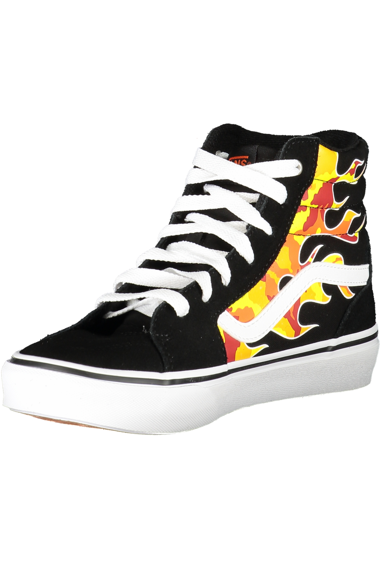 Teniși Vans cu talpă înaltă și flăcări