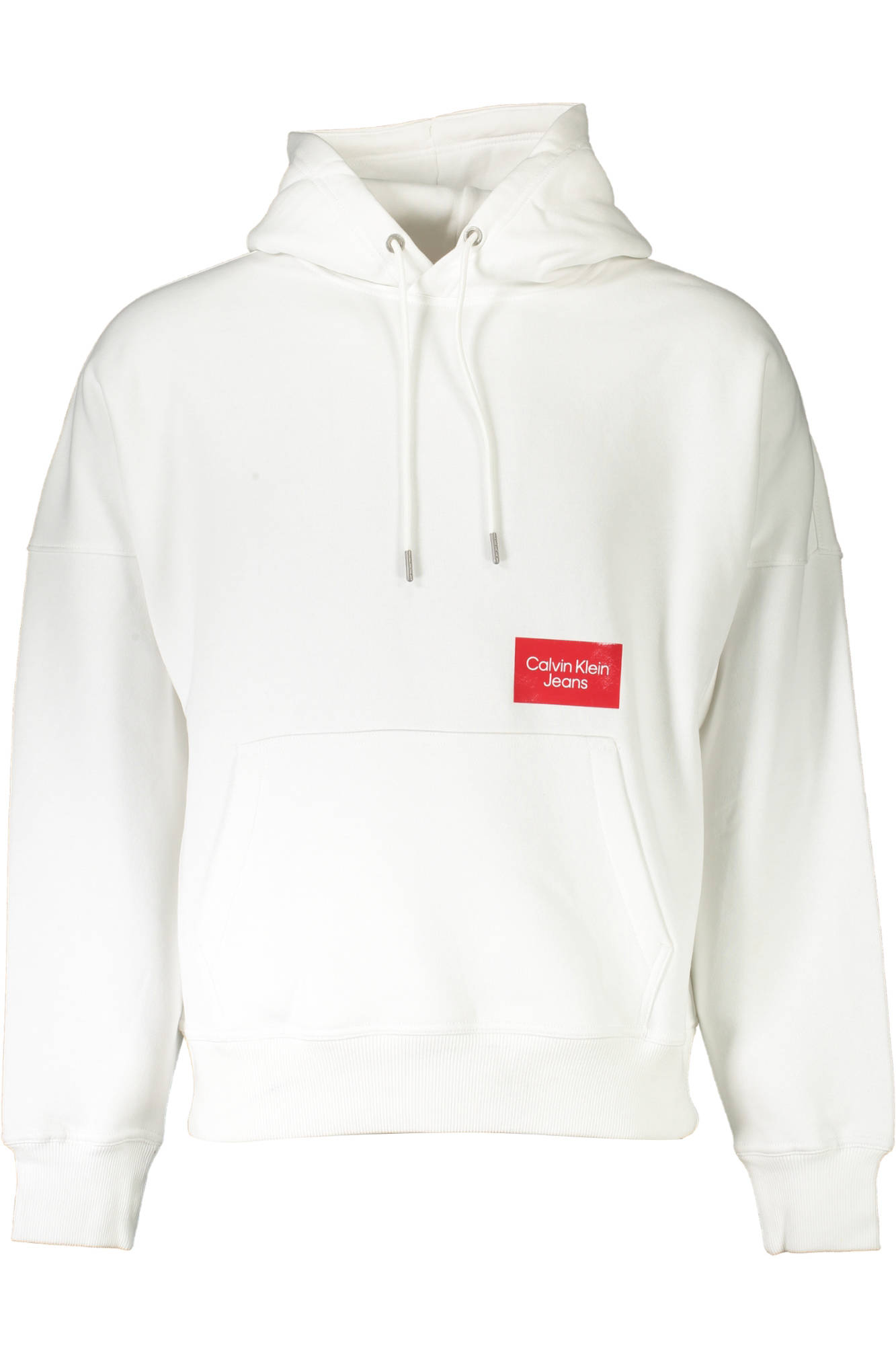 CALVIN KLEIN WHITE MEN&#039;S SWEATSHIRT WITHOUT ZIP