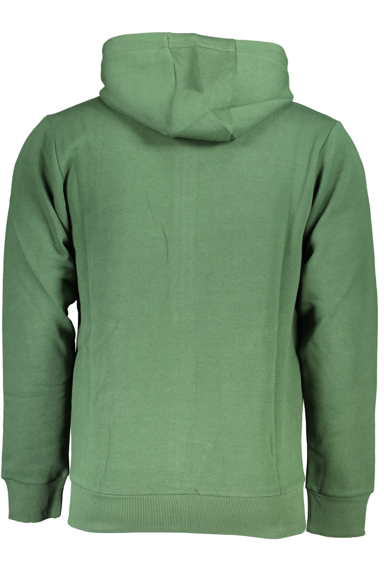 US GRAND POLO MEN'S GREEN ZIP SWEATSHIRT