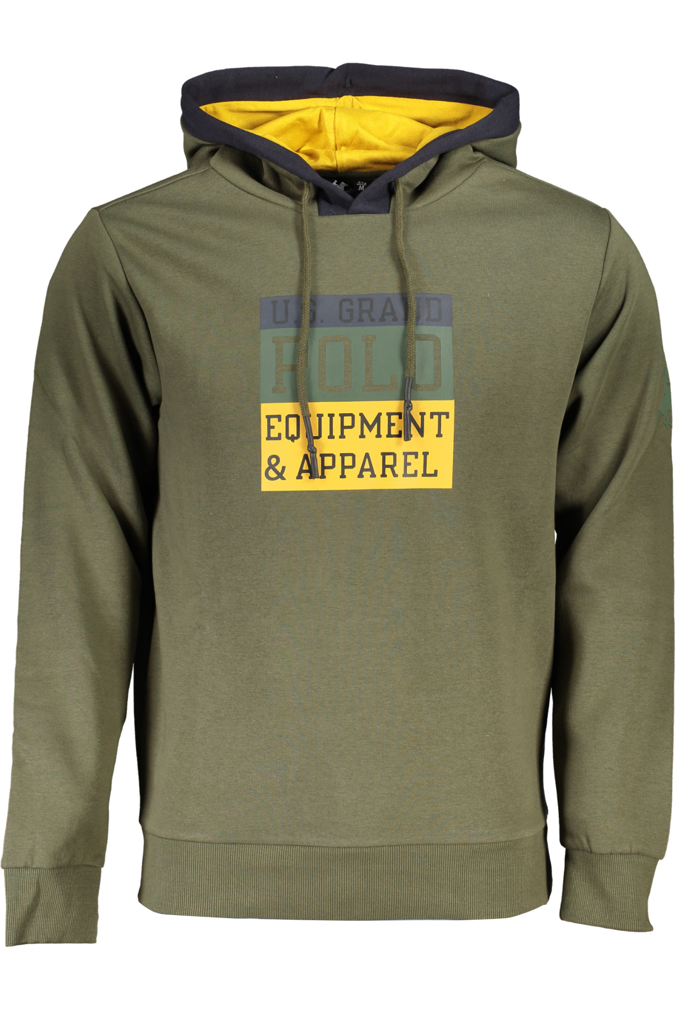 US GRAND POLO GREEN MEN&#039;S ZIPLESS SWEATSHIRT
