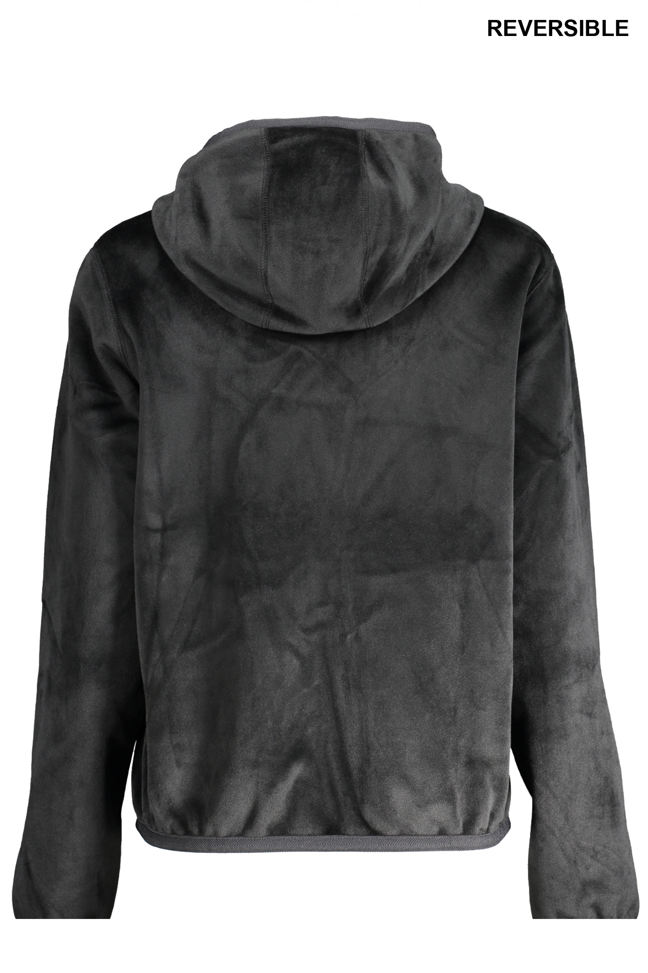 K-WAY WOMEN&#039;S BLACK ZIP SWEATSHIRT