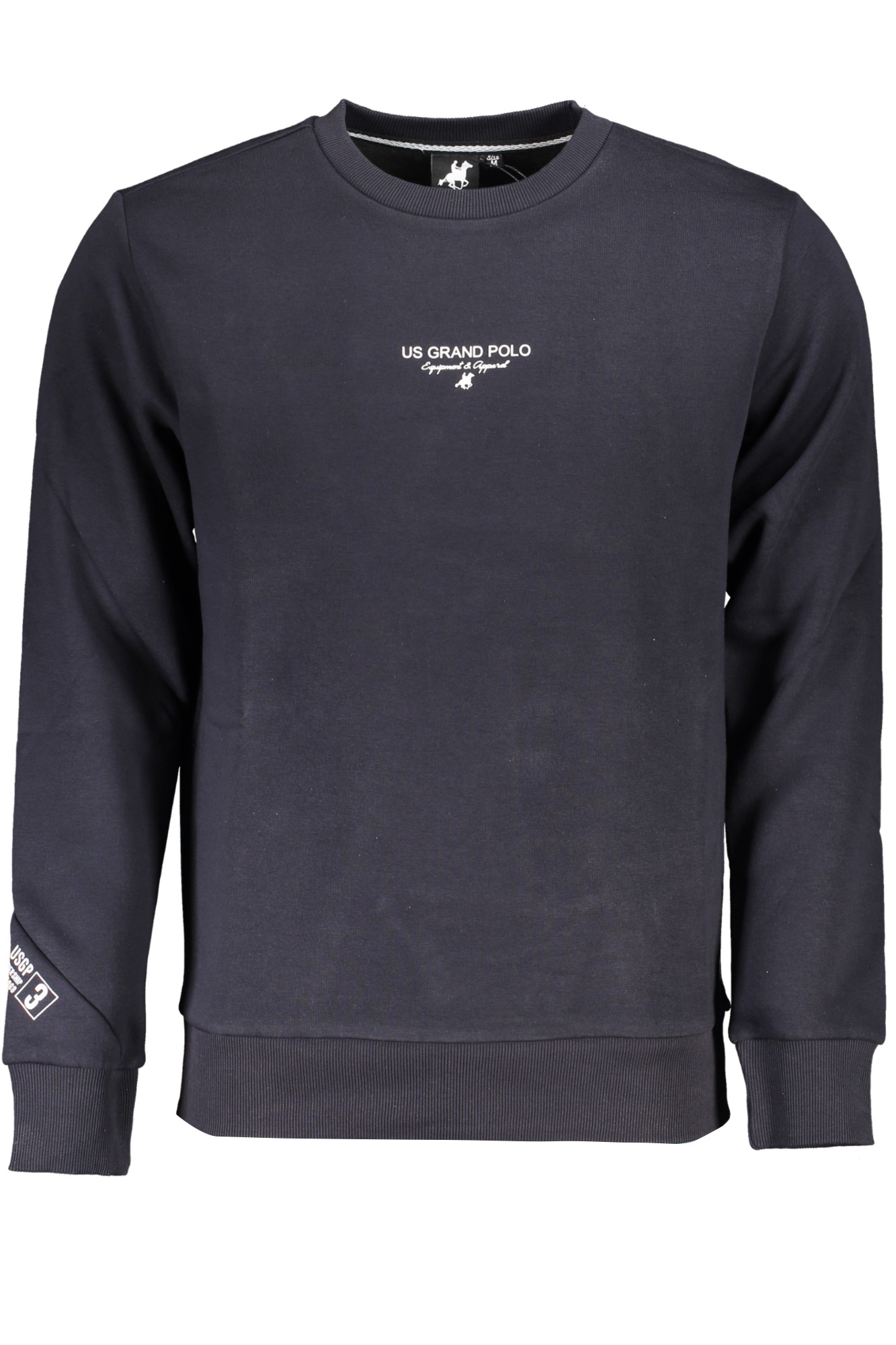 US GRAND POLO MEN'S BLUE ZIPLESS SWEATSHIRT