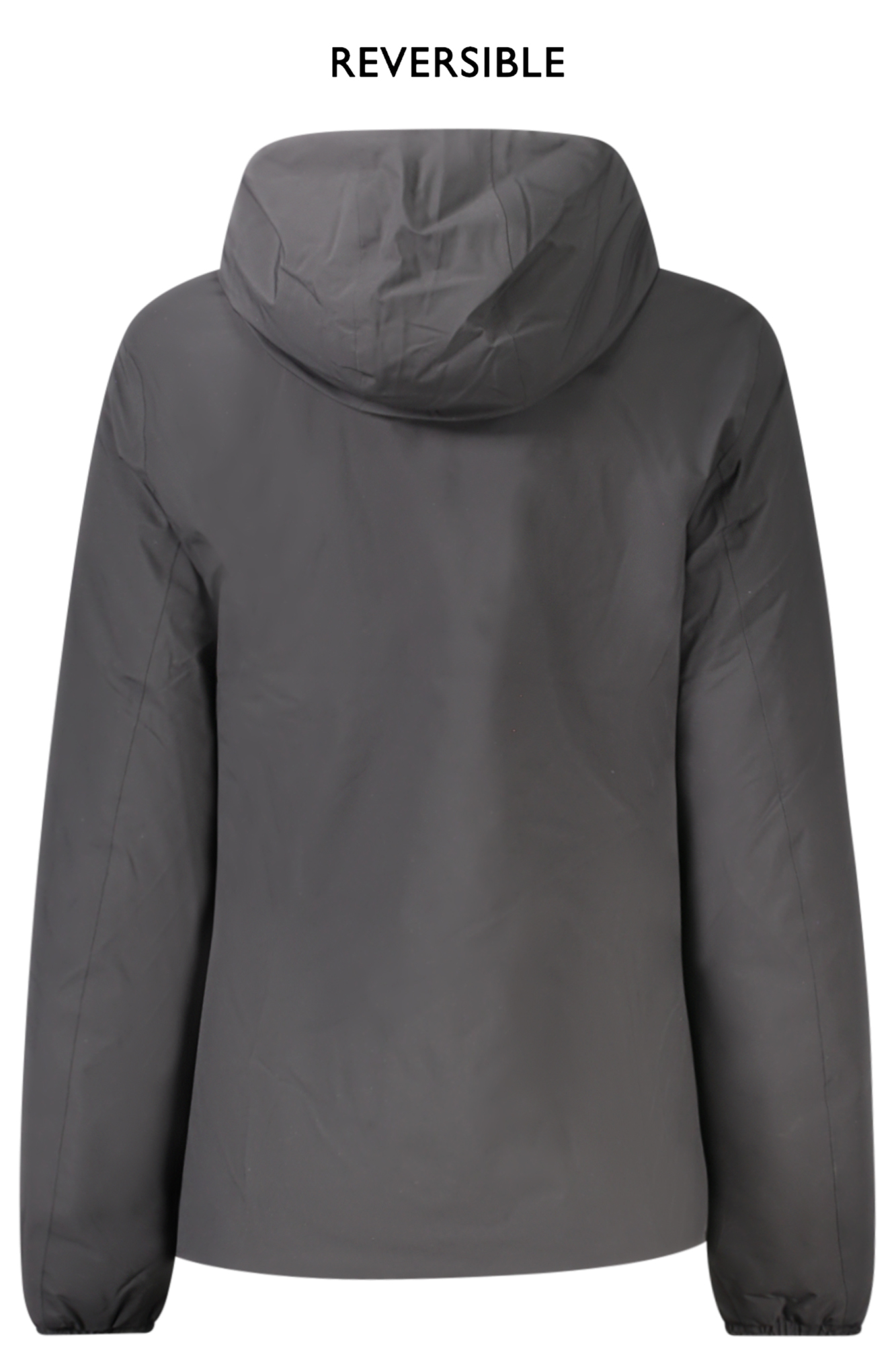 Jachetă reversibilă neagră pentru femei K-WAY