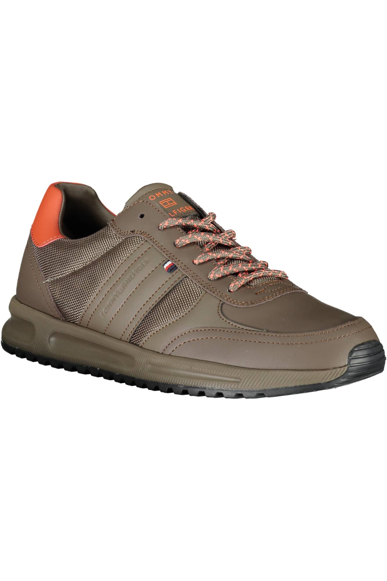 TOMMY HILFIGER BROWN MEN'S SPORTS SHOES