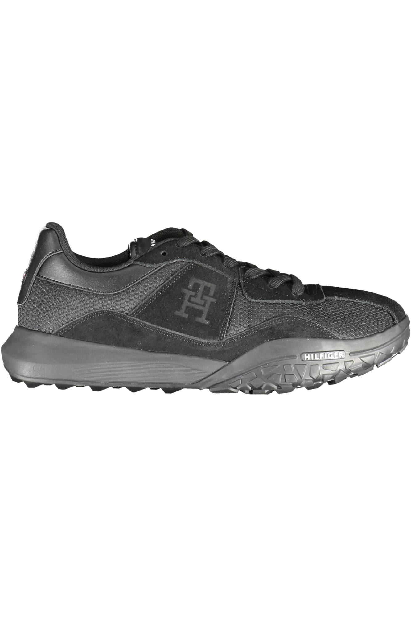 TOMMY HILFIGER BLACK MAN SPORT SHOES