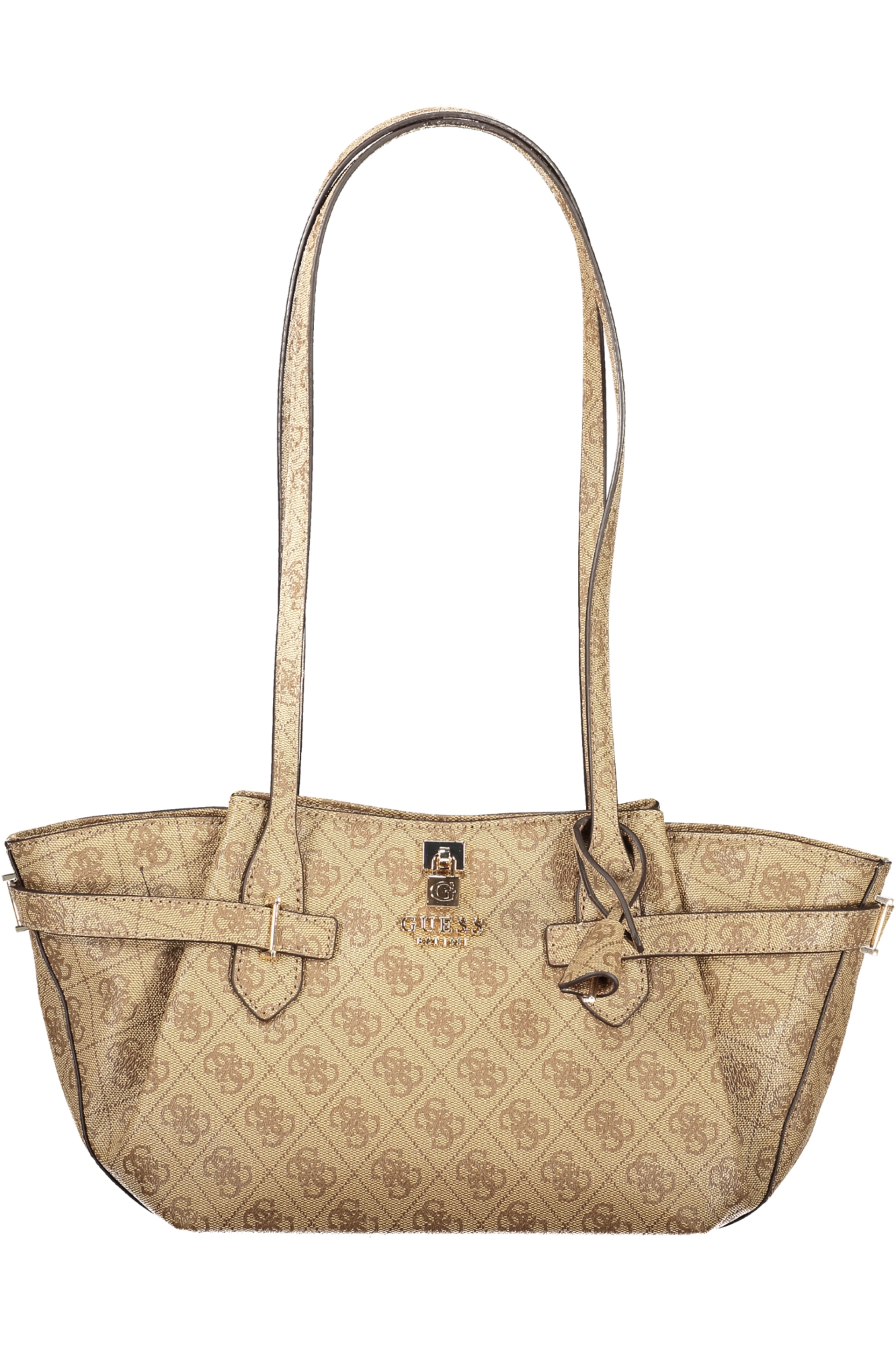 Dámska béžová kabelka GUESS JEANS