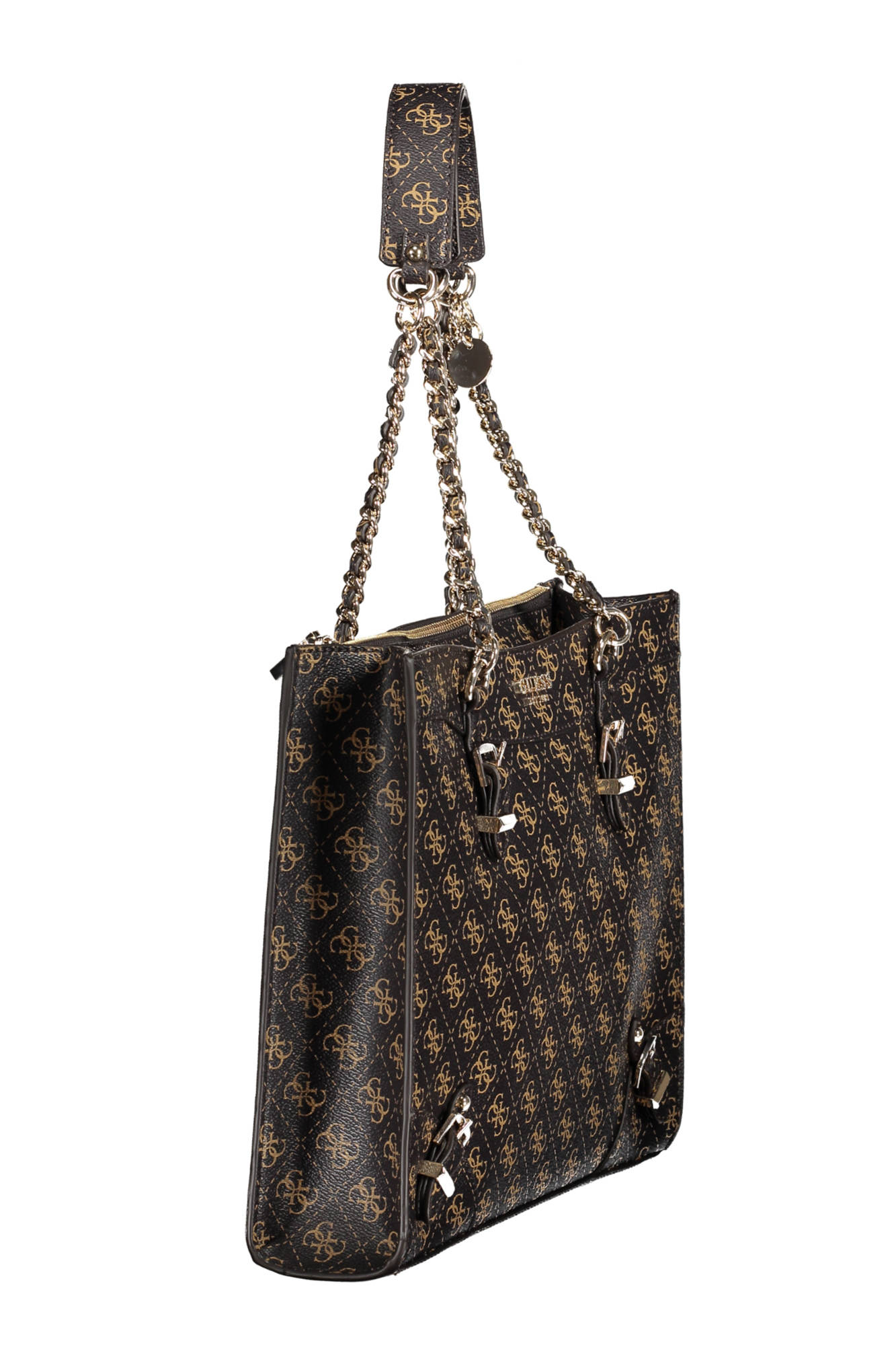 GUESS JEANS WOMEN'S BAG BROWN