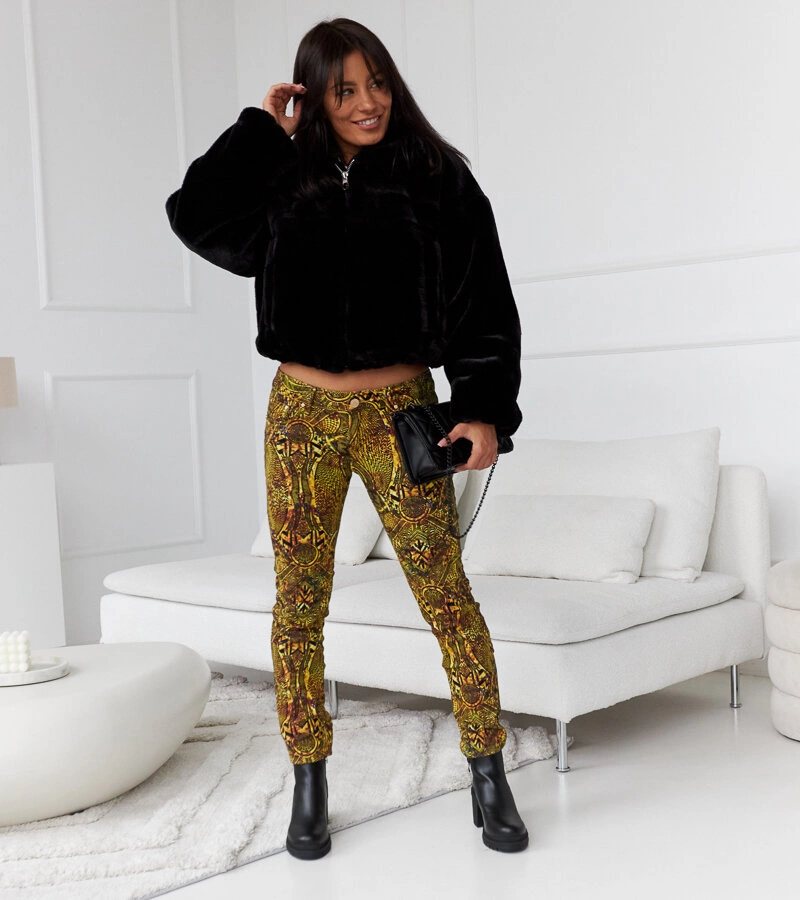 Gemre Green-yellow low-rise pants Carollton