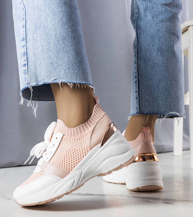 Gemre Adidași roz pe platforme Ann