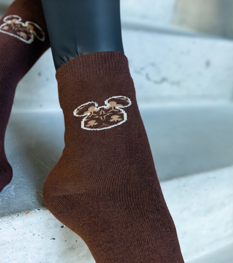 Gemre Brown Warm Sella Socks