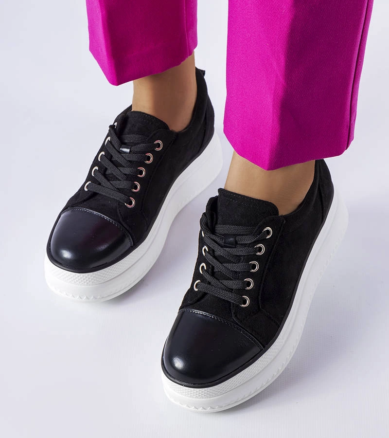 Gemre Black platform sneakers Pascaline