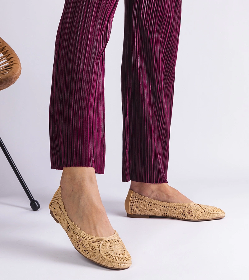 Gemre Balerini bej țesuți Salinela