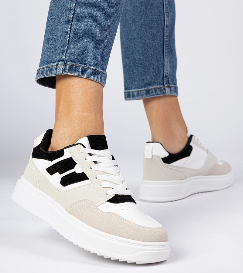 Gemre Adidași damă alb-negru Lavria