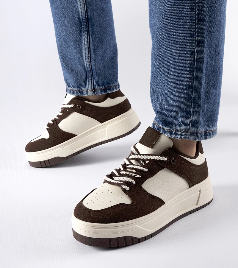 Gemre Brown platform sneakers Crim