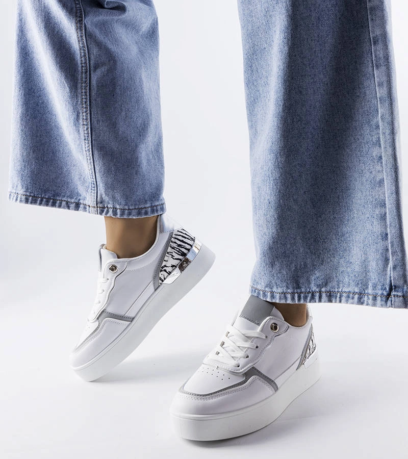 Gemre White platform sneakers Tooele