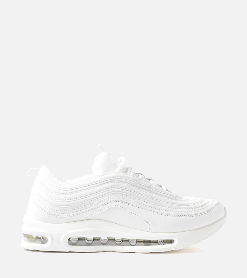 Gemre Pantofi de sport Conti pentru bărbați, albi și clasici