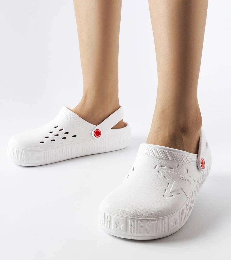 marka niezdefiniowana Flip-flops Big Star alb