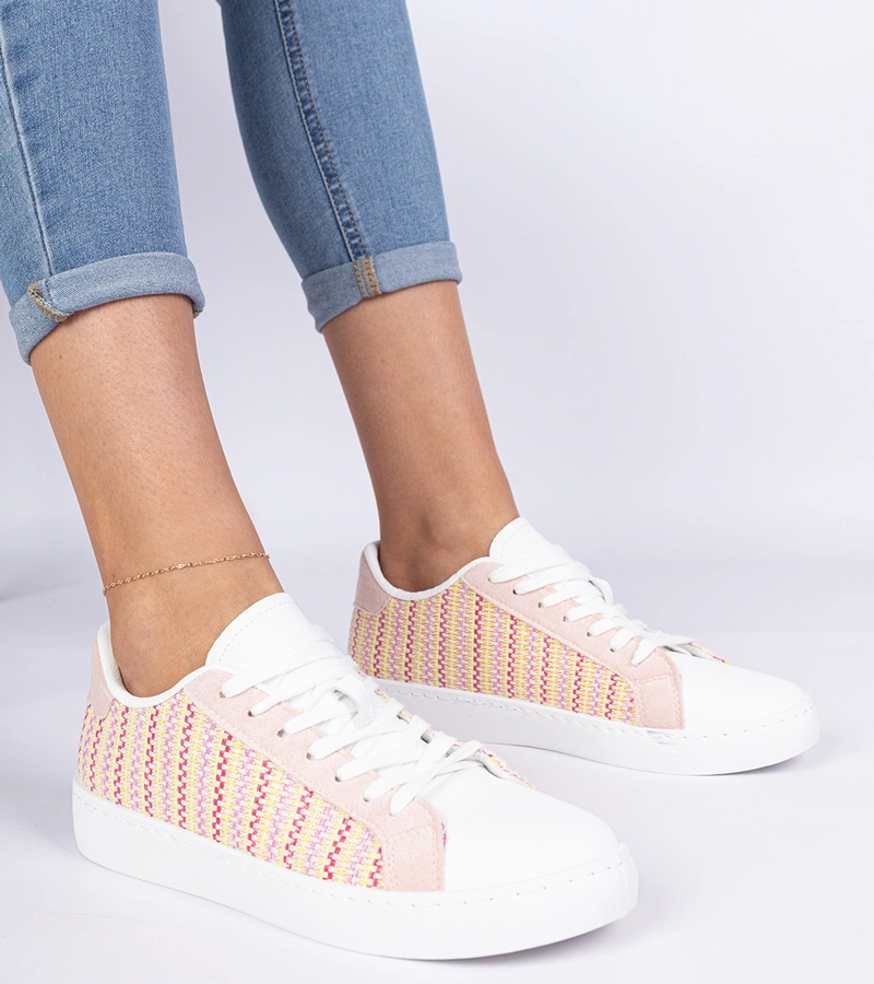 Gemre Adidași roz din material pentru femei Bellisio