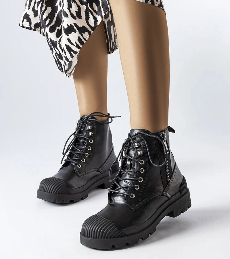 Gemre Negru Shell baggers pentru femei