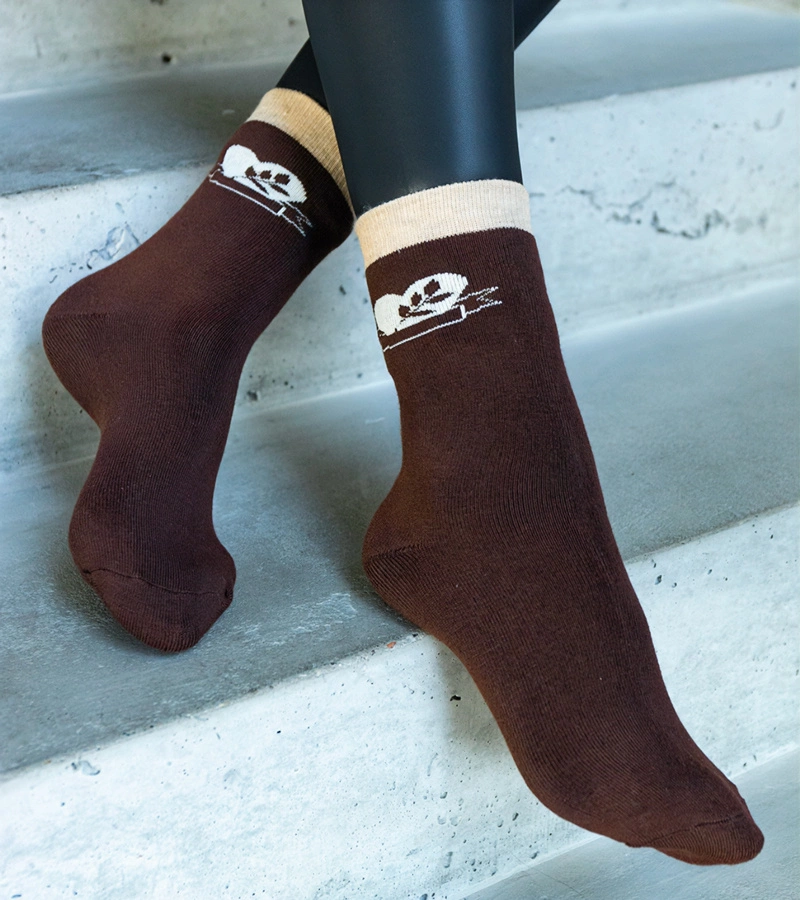 Gemre Brown warm Sella socks