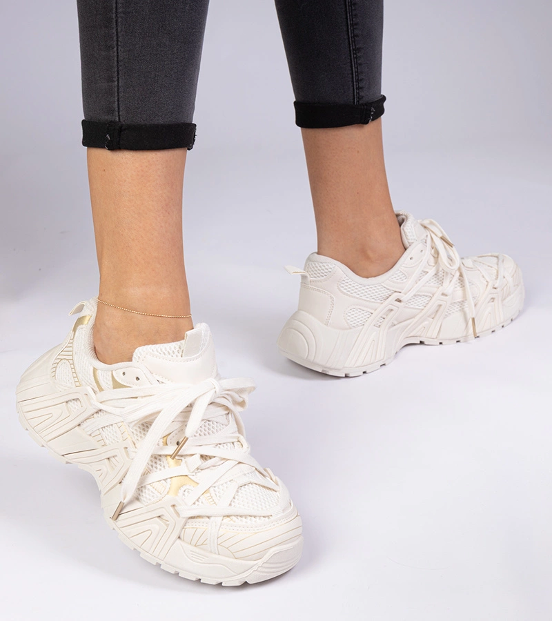 Gemre Adidași bej pe talpă masivă Telda