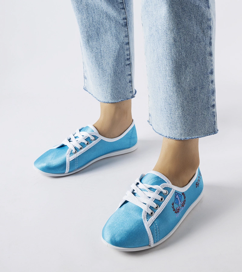 Gemre Blue women's sneakers Woodstock