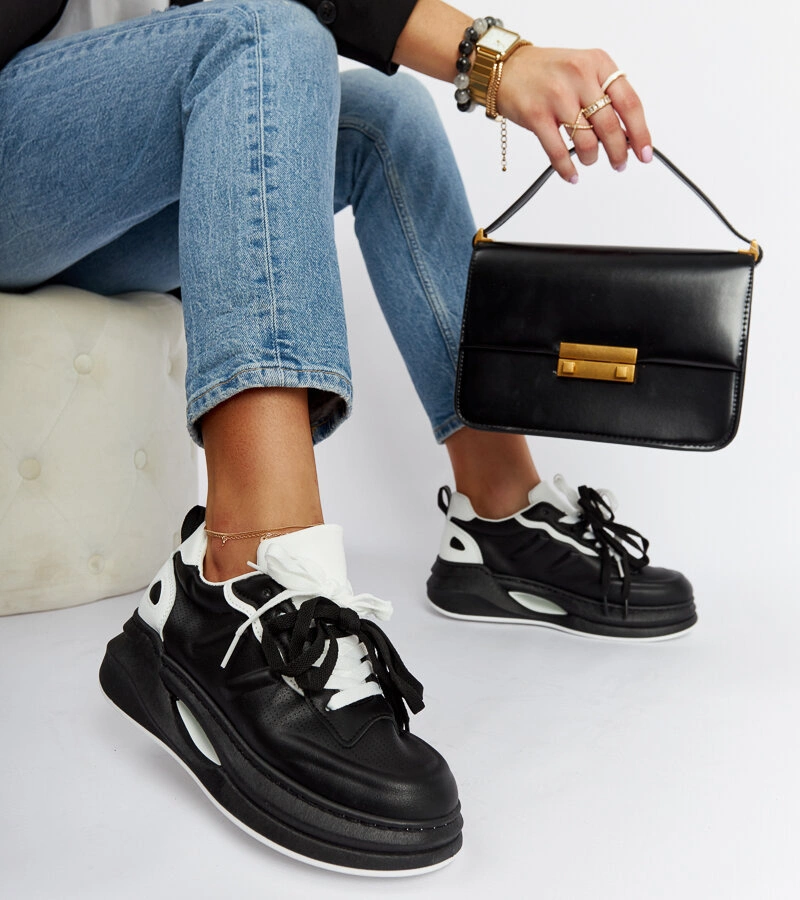 Gemre Adidași alb-negru Galdino