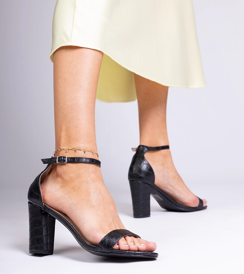 Gemre Sandale stiletto Millo negre
