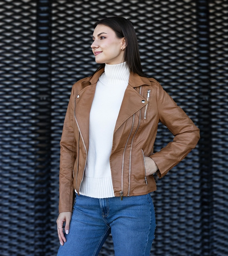 Gemre Geaca bej tip ramoneska Miramelka