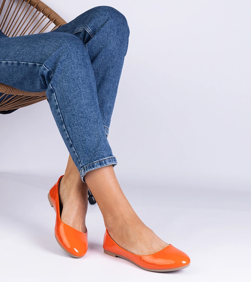 Gemre Balerini lăcuiți portocalii Aurika