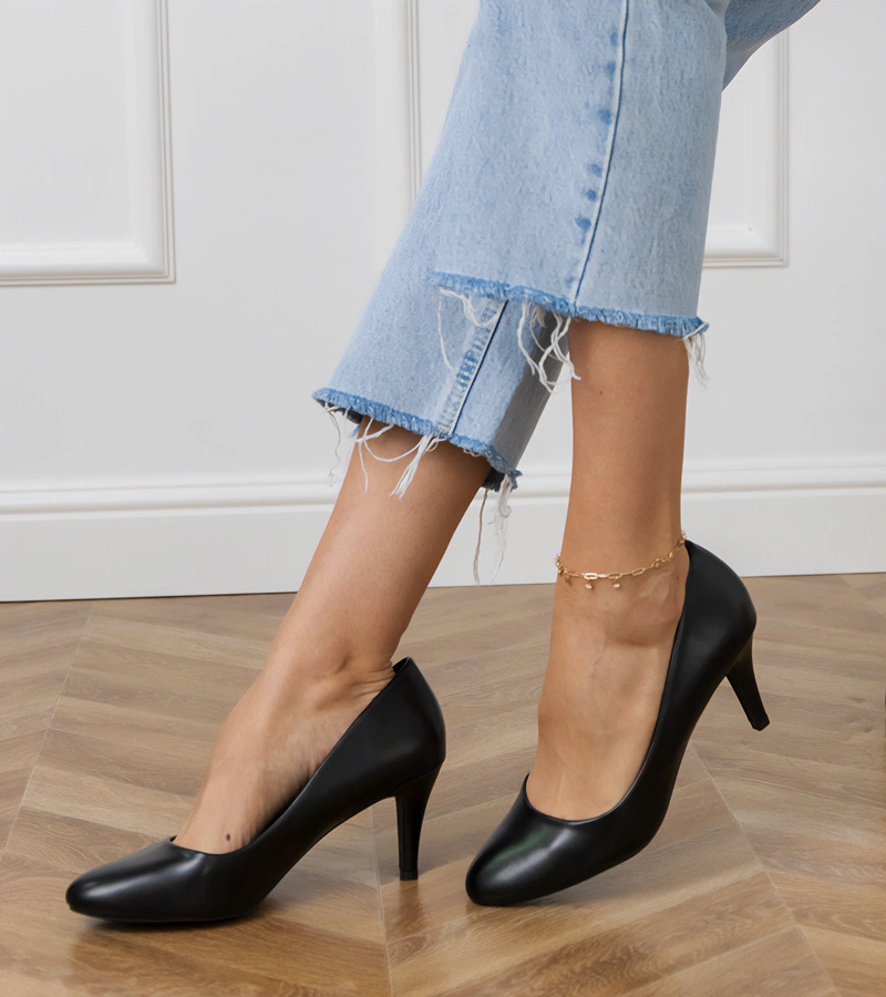 Gemre Pantofi negri clasici pentru femei Veris