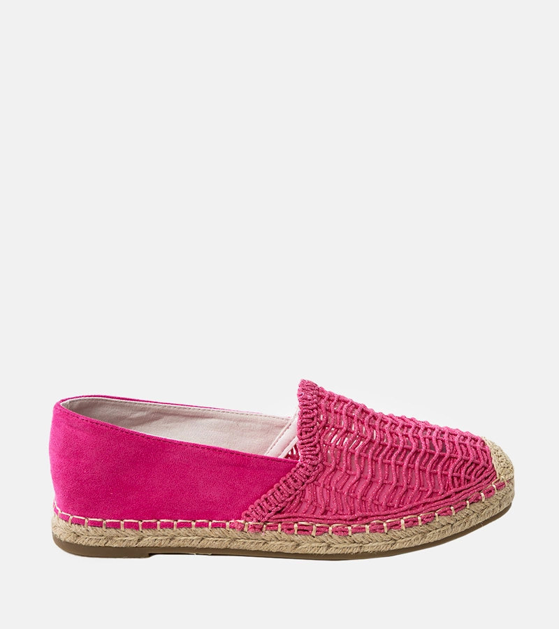 Gemre Espadrile roz cu platformă decupate Plevis