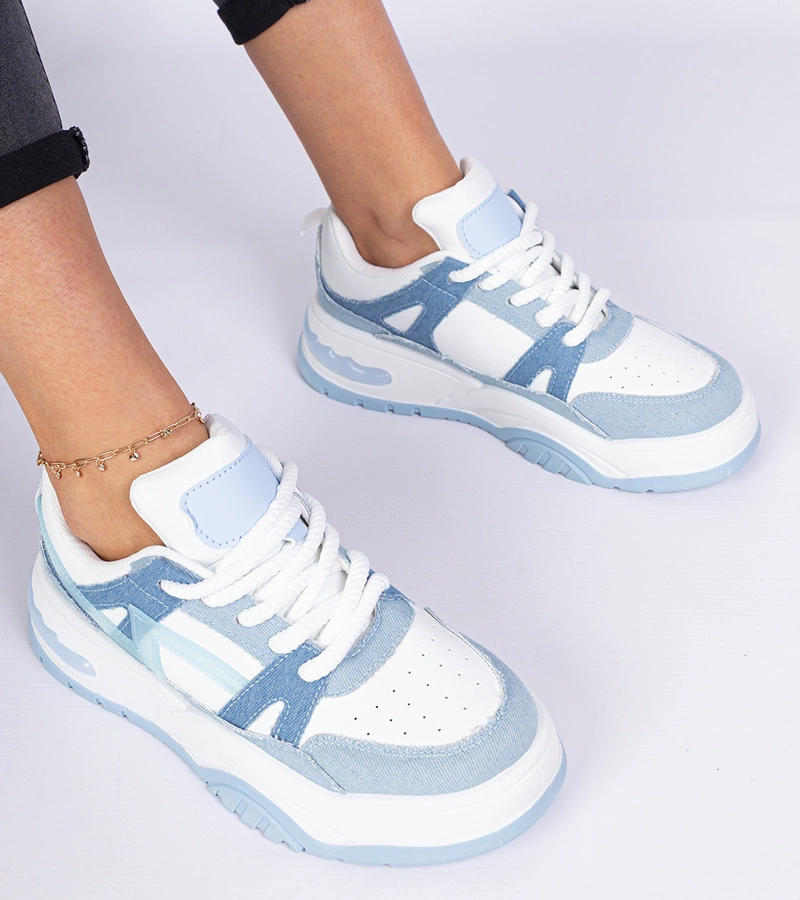 Gemre Adidași din blugi cu șireturi groase Luciana