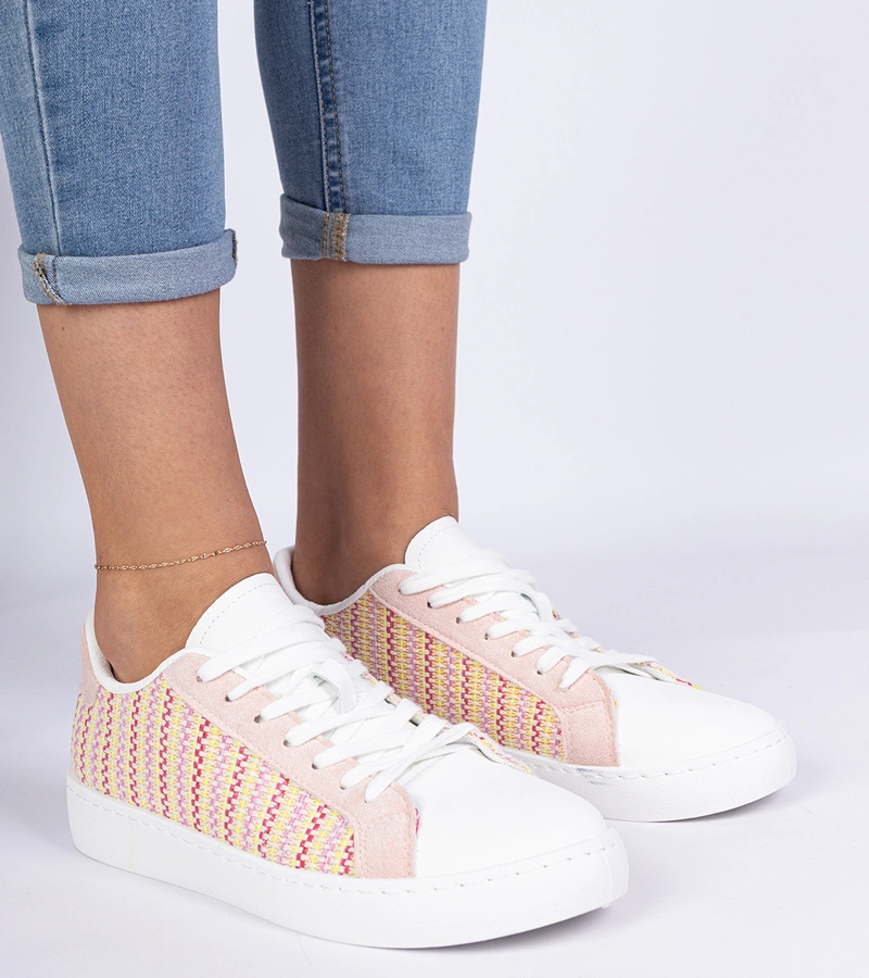 Gemre Adidași roz din material pentru femei Bellisio