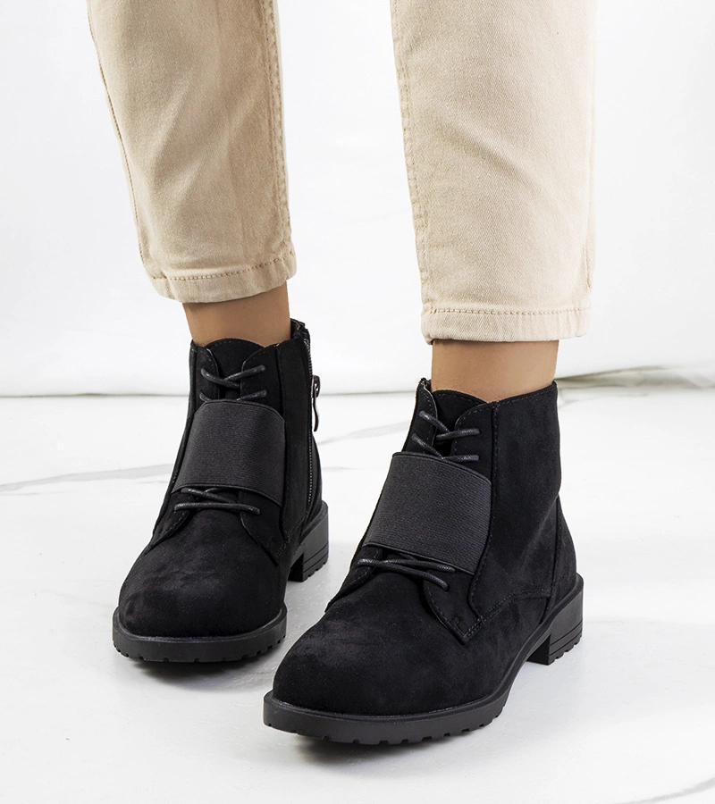 Gemre Black ankle boots Manoella