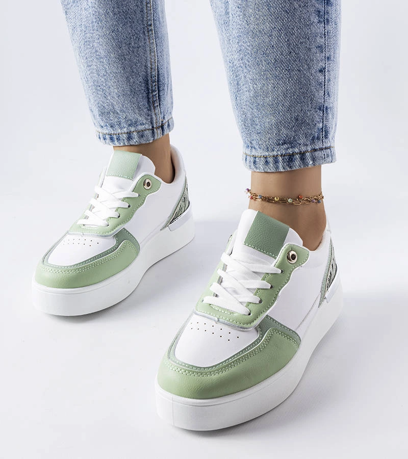 Gemre Green platform sneakers Tooele