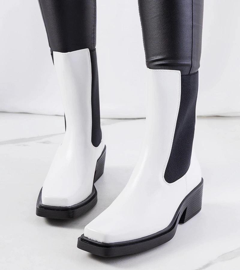 Gemre White ankle boots Maret