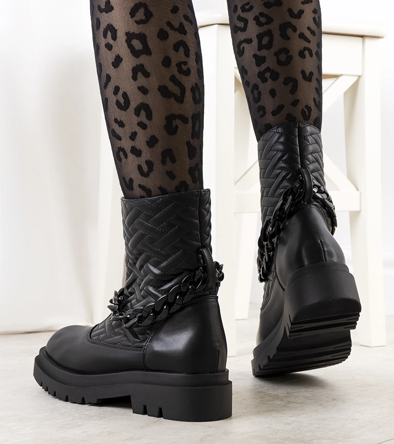 Gemre Black women's ankle boots Feira