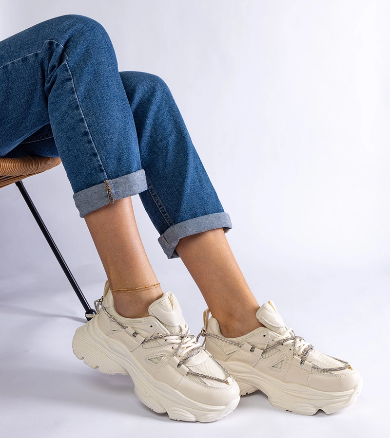 Gemre Adidași sport bej pentru femei Ivett