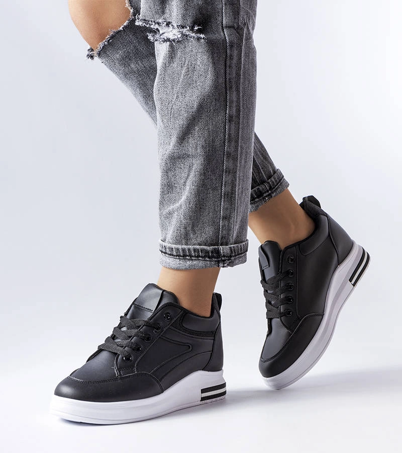 Gemre Black glitter sneakers Bonevil