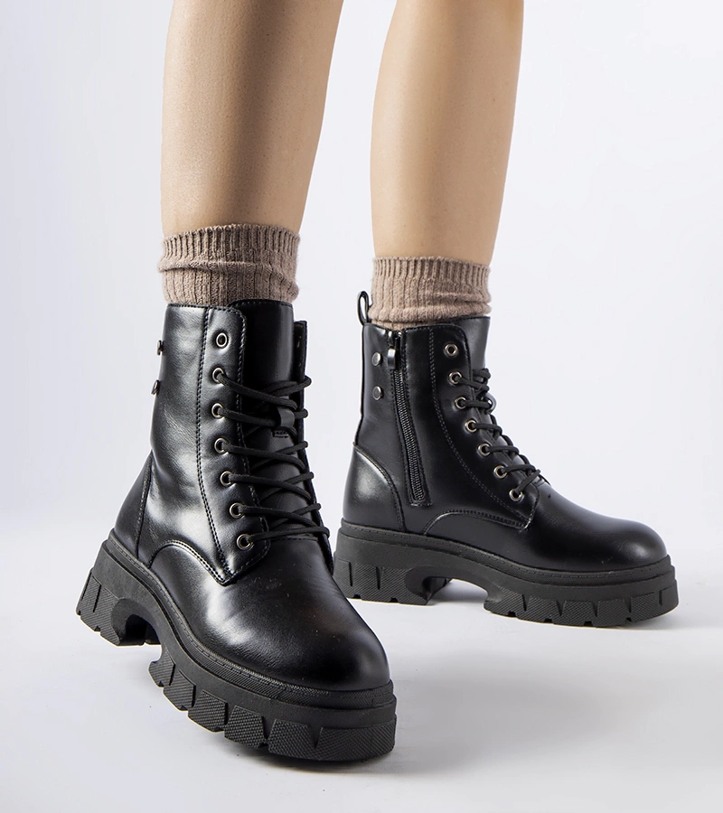 Gemre Black workers on thicker sole Melicucca