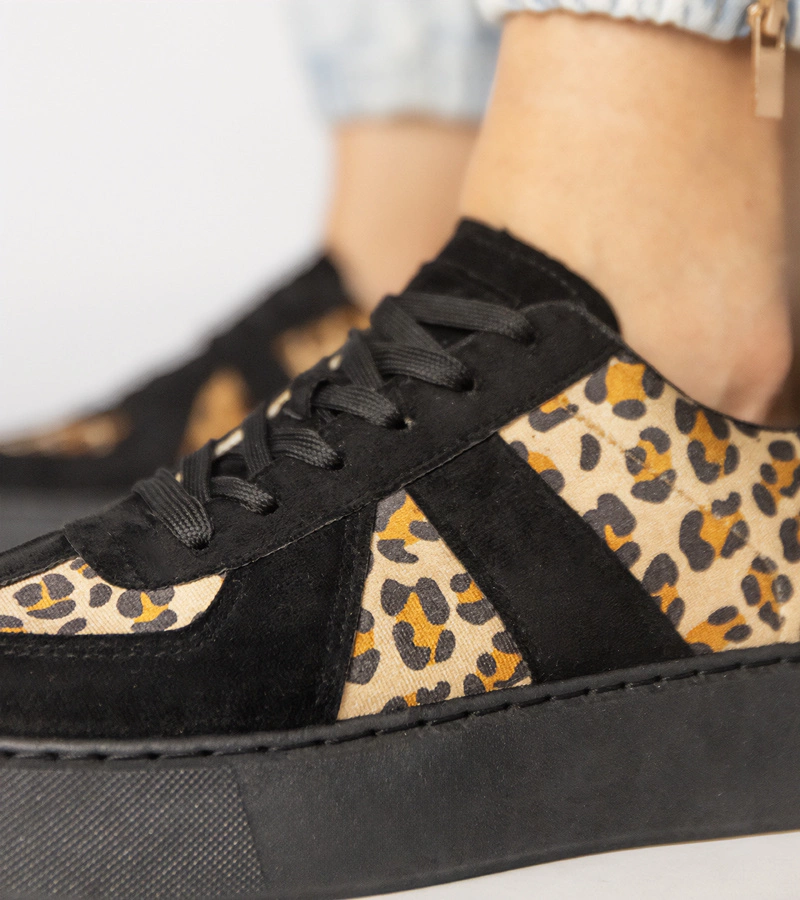 Gemre Adidași de damă Toris cu imprimeu panteră neagră